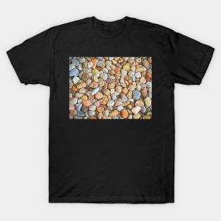 Abstract Shapes Mostly Neutral with Splashes of Color T-Shirt